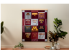 Quilt made from various Minnesota-themed t-shirts hanging on a wall.